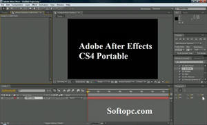 Adobe After Effects CS4 Portable Interface