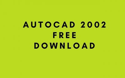 AutoCAD 2002 Free download