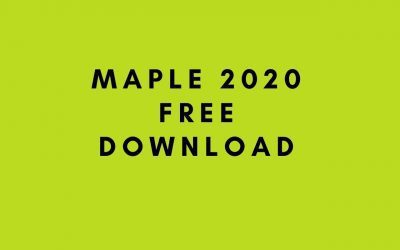 Maple 2020 Free download