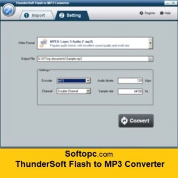 ThunderSoft Flash to MP3 Converter