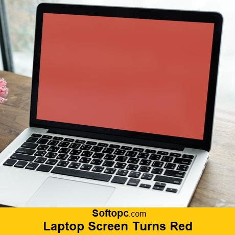 Laptop Screen Turns Red